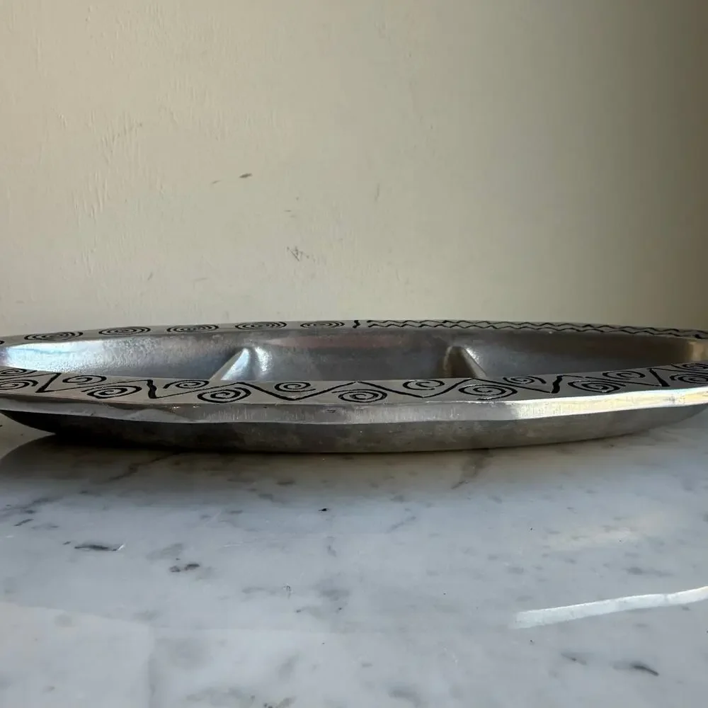 Wilton Armetale Divided Serving Tray 13.5